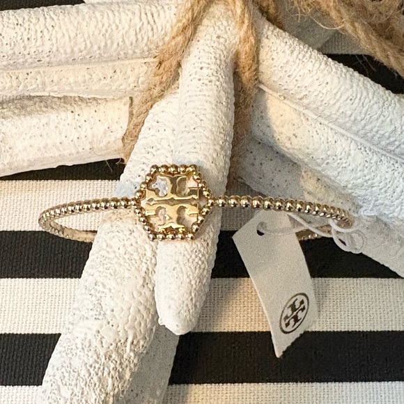 Tory Burch Hex Cuff Bracelet🧡NWT🧡 - Picture 1 of 8